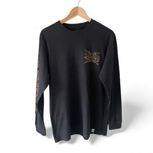 Bloodstone Black Long Sleeve Graphic Tee - Devil